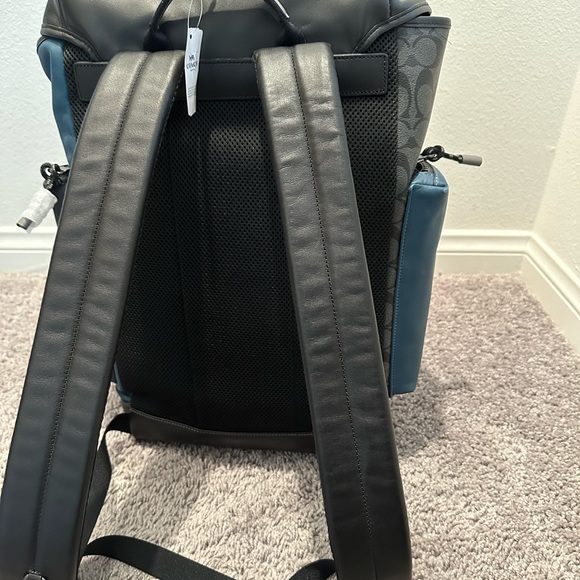 Brand New - Coach Ranger Backpack with Signature Canvas Pieced Patchwork - Picture 2 of 9